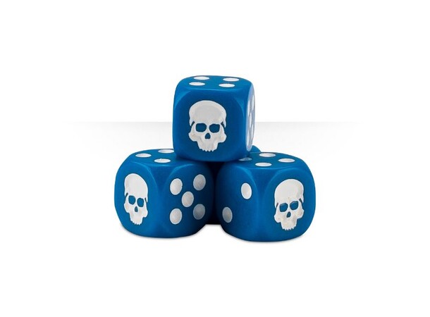 Dice Cube Blue - 20 stk 20 terninger til Warhammer 40K/Sigmar 